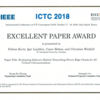 Best paper awards certificate