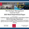 EURAM 2023 award for the most inspirational paper for the General Track, SIG 13 Strategic Management