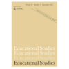 Cover des Journals mit beigen Hintergrund und weißer Schrift Educational Studies