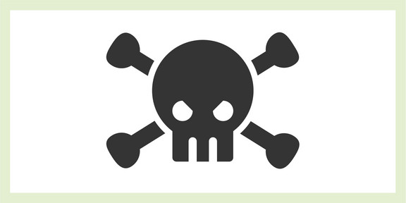 Skull Black skull