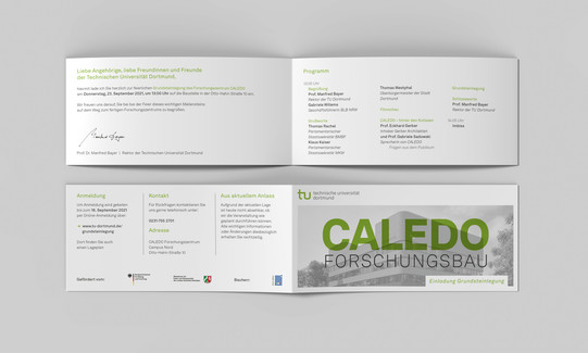 Invitation card of the Caledo