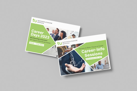 Postkarten der Career Services