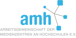 Logo Arbeitsgemeinschaft der Medienzentren an Hochschulen (amh)