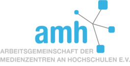 Logo Arbeitsgemeinschaft der Medienzentren an Hochschulen (amh)