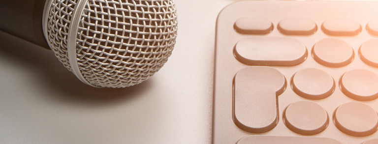 Microphone and keyboard