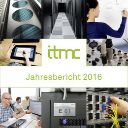 Jahresbericht 2016 Collage aus mehreren Bildern aus dem Arbeitsalltag des ITMC