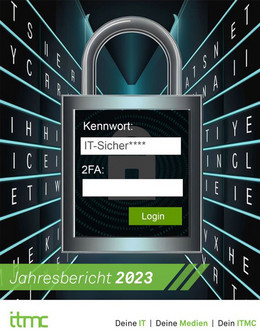 Jahresbericht 2023 Cover von ITMC Jahresbericht 2023