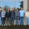 The participants of the excursion in front of the distillery